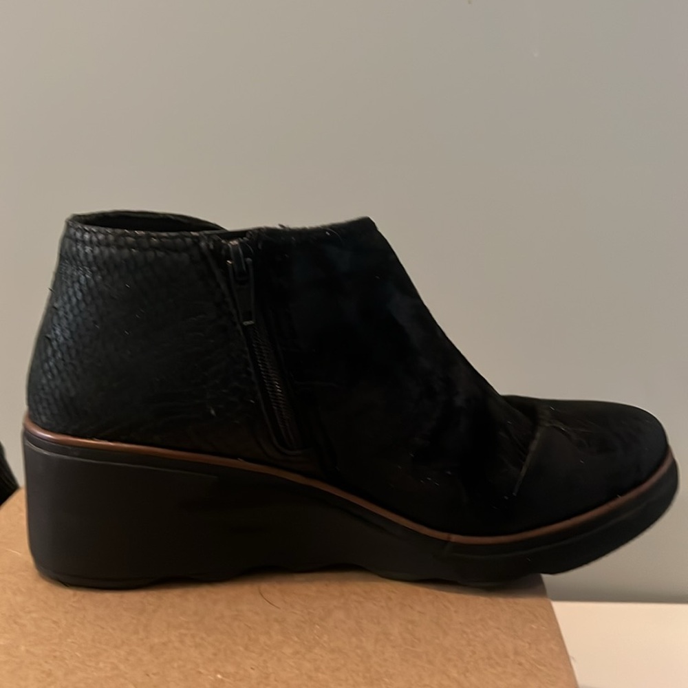 Clarks Mazy Harwich wedge ankle boots - 6W - Picture 6 of 11